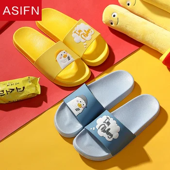 

ASIFN Women's Slides Cute Cartoon Slippers Non Slip Indoor Ladies Flip Flops Women Mules Chaussures Femme Cute Mules