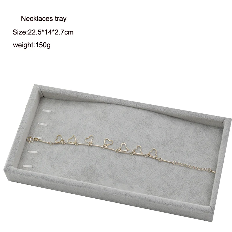New Style 3 Add 1 Velvet Jewelry Trays Bracelets Rings Earring Box Case  Jewelry Storage Organizer Jewelry Gift Box Holder
