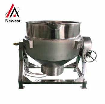 

200L bean paste jacketed cooking kettle /jacket kettle cooking pot for food /gas cooker mixer
