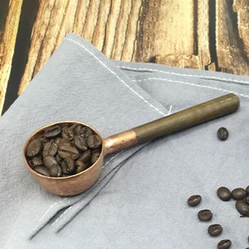 

10G Coffee Bean Spoon Solid Wood Long-Handle Measuring Bean Spoon Coffee Powder Quantitative Spoon Measuring Spoon