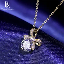 Bague Ringen, Новое поступление, серебро 925, ювелирные изделия, женские ожерелья, шпинель, бант, подвеска, серебряные ювелирные украшения, опт, женские подарки для вечеринки