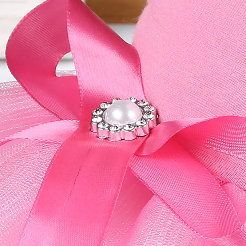 Princess Style Pet Skirts Pink Red Bowknot Dog Dress Clothes For Small Dogs Chihuahua French Bulldog Puppy Clothes Pet Clothing