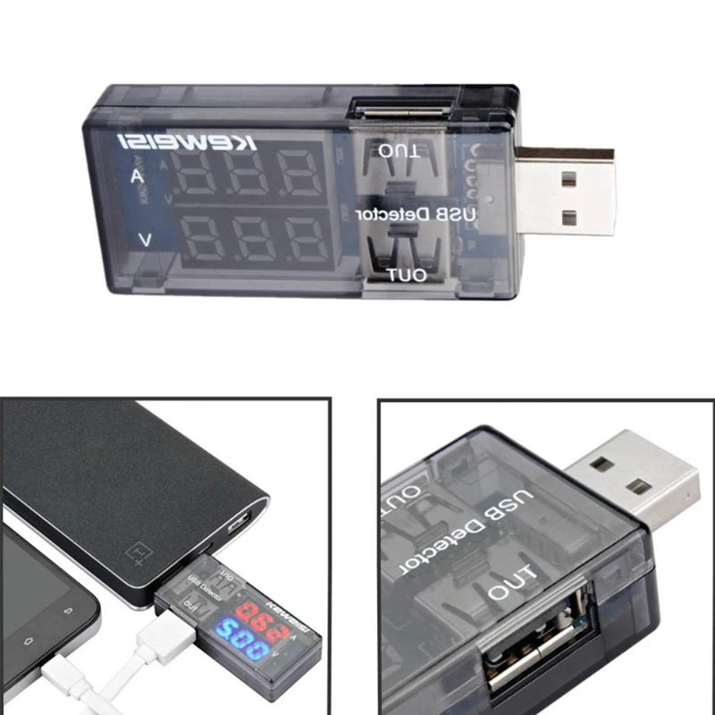 USB Ladegerät Doktor Spannung Messer Strommessgerät Amp Volt Tester Detektor 