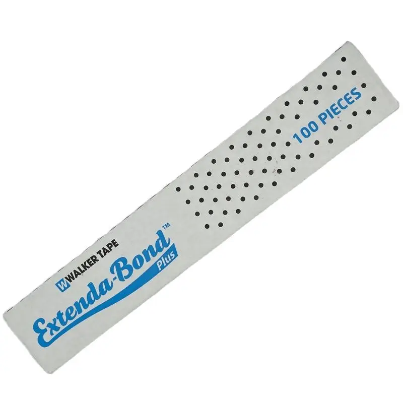 오리지널 워커 100 조각 30.5*3.8cm 블루 에어 플렉스 엑스트라 본드 레이스 프론트 테이프 가발 가발 접착제 용 양면 테이프