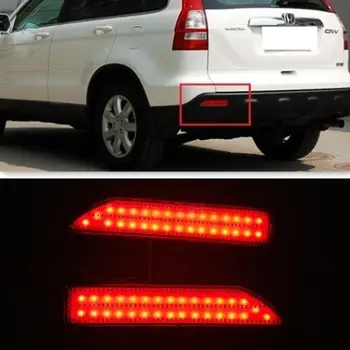 

CYAN SOIL BAY For Honda CRV CR-V 2007 2008 2009 Red lens LED Rear Bumper Reflector Light Lamp