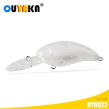 Fishing Accessories Unpainted Lure Minnow Isca Artificial Floating Weights 6.7g 85mm Diy ABS Kit Pesca Wobblers Blackfish Leurre