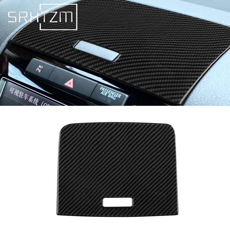 Per Volkswagen Touareg 2011-2018 Soft Carbon Fiber Interior 3D Sticker Materiale Car Center Storage Box Accessori