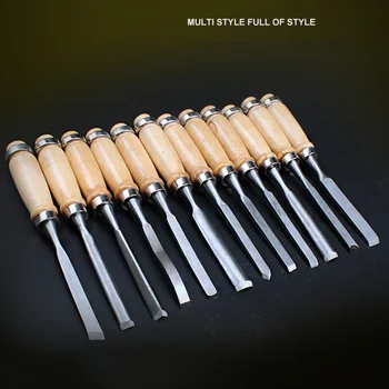 

12pcs/Set Carving Chisel Engraving Tools Wood Carved Woodworking Supplies with Storage Bag ALI88
