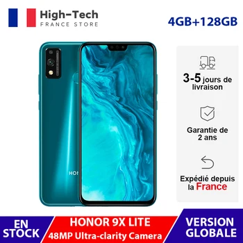 

Global Version Honor 9X Lite Smartphone 4GB RAM 128GB ROM 48MP Ultra Camera 6.5’’ FullView Display NFC GPU Turbo Mobile Phone