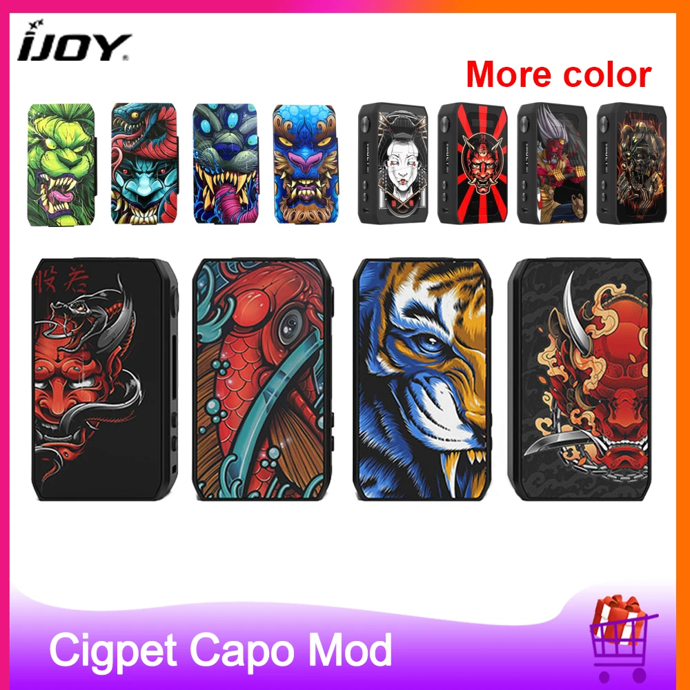 Оригинальный бокс-мод IJOY Cigpet Capo 126 Вт для электронной сигареты работает от двух