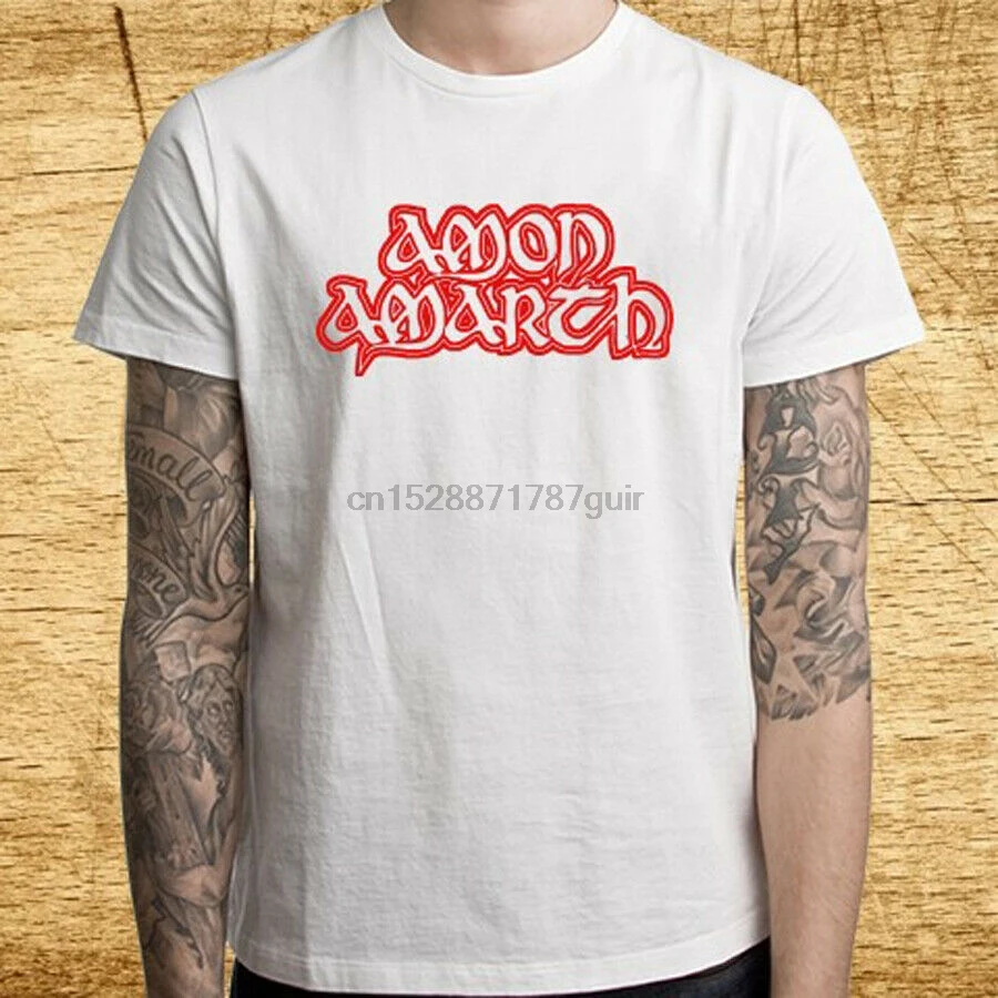 Белая мужская футболка с логотипом Amon Amarth Death размер S M L XL 2XL 3XL | Мужская одежда