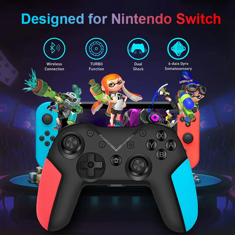 

Bluetooth Wireless Gamepad For Nintendo Switch Pro NS-Switch Pro Game Joystick Controller For Switch Console 6-Axis Handle 2020