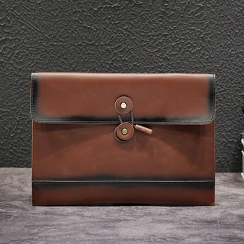 

Newhotstacy Bag 091019 Retro Men s Envelope Bag Business A4 Paper Large Capacity Handbag