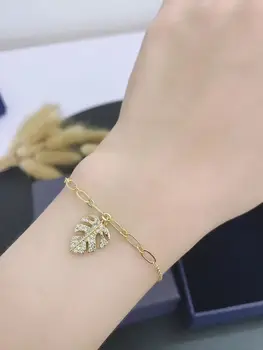 

High quality SWA new tropical leaf style women's Bracelet