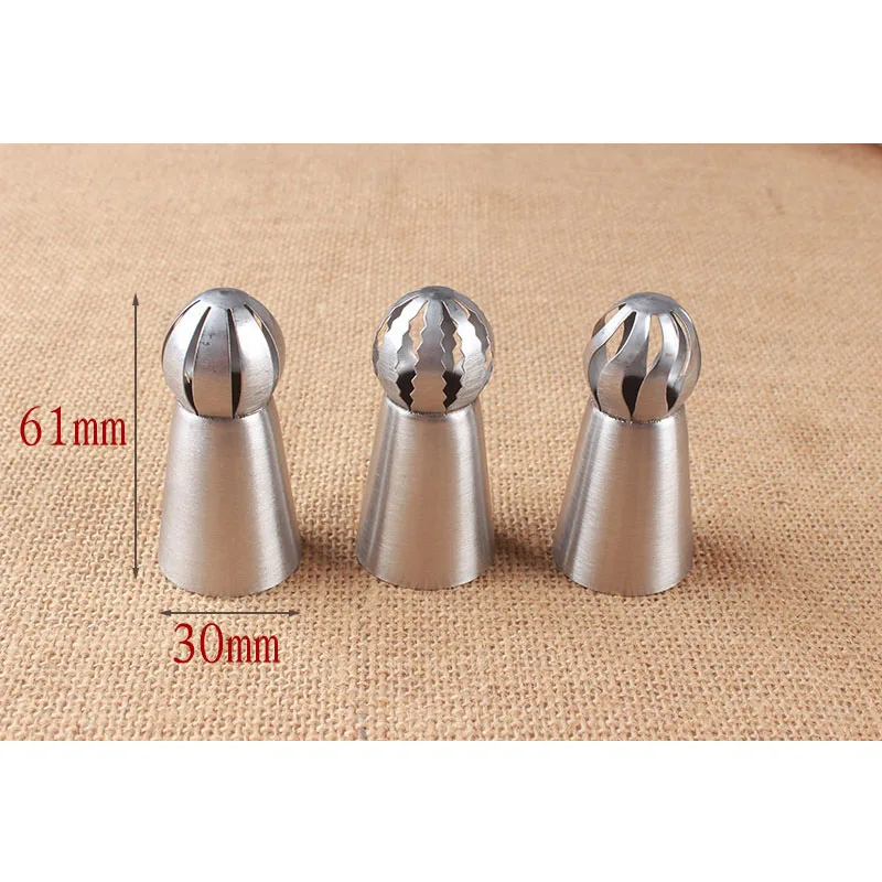 3 шт. кондитерские насадки для капкейков из нержавеющей стали|Товары украшения