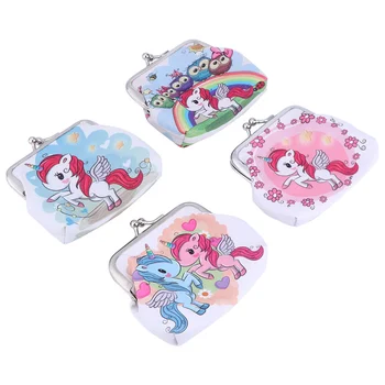 

4PCS Lightweight Unicorn Pattern Coin Purse Wallet Ladies Girls