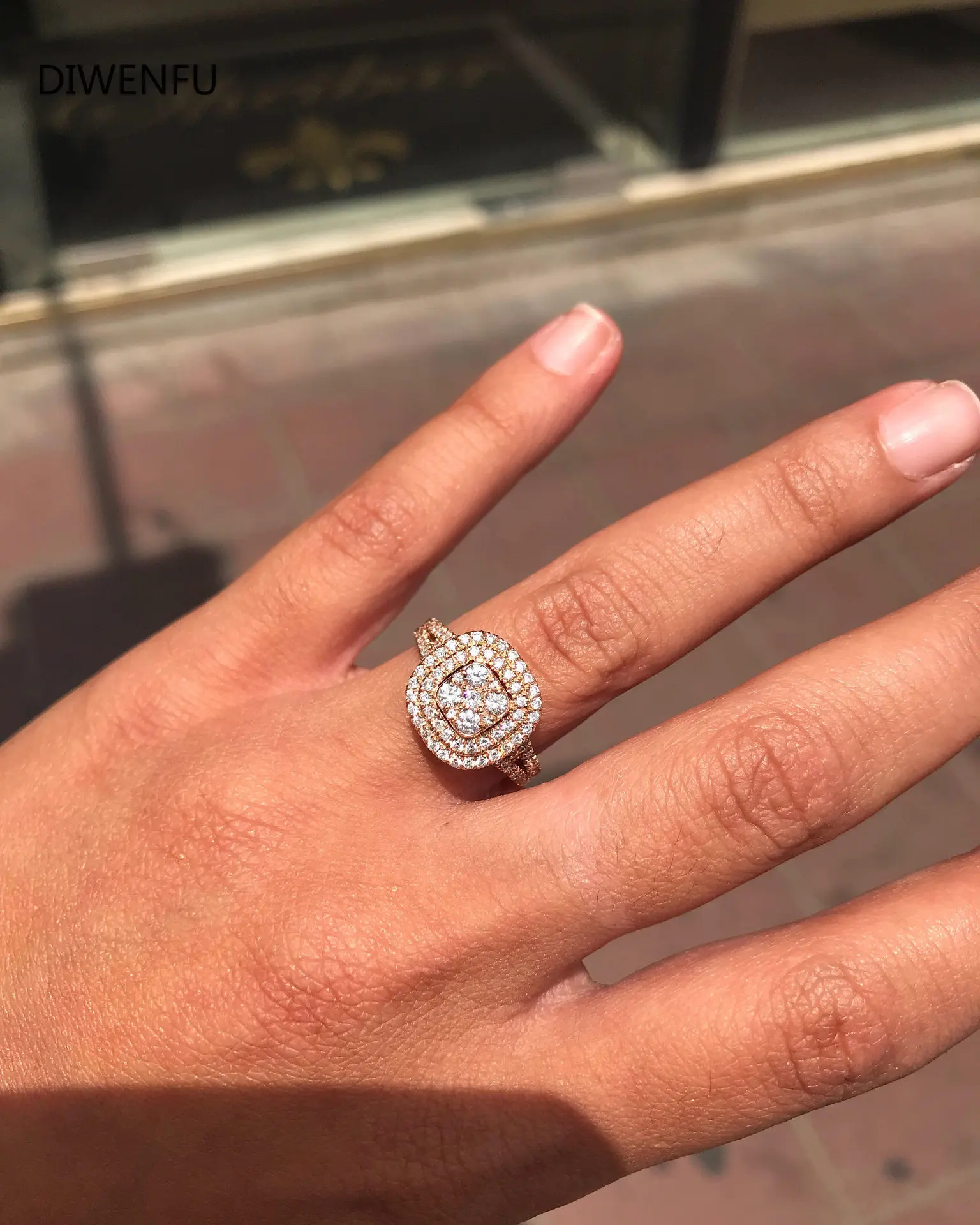 Diamond 14K Soild Yellow Gold Rings for Women Men Arrows Anillos De Amethyst Diamante Bizuteria Real Gold Rings for Women Gift - 4