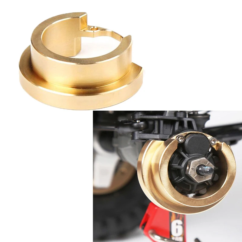 

2PCS Portal Brass Counterweight Balance Weight for 1:10 RC Crawler Traxxas TRX4 TRX6