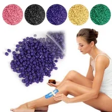 Женская депиляция твердый воск гранулы воск для удаления волос на все части тела вкус твердый воск