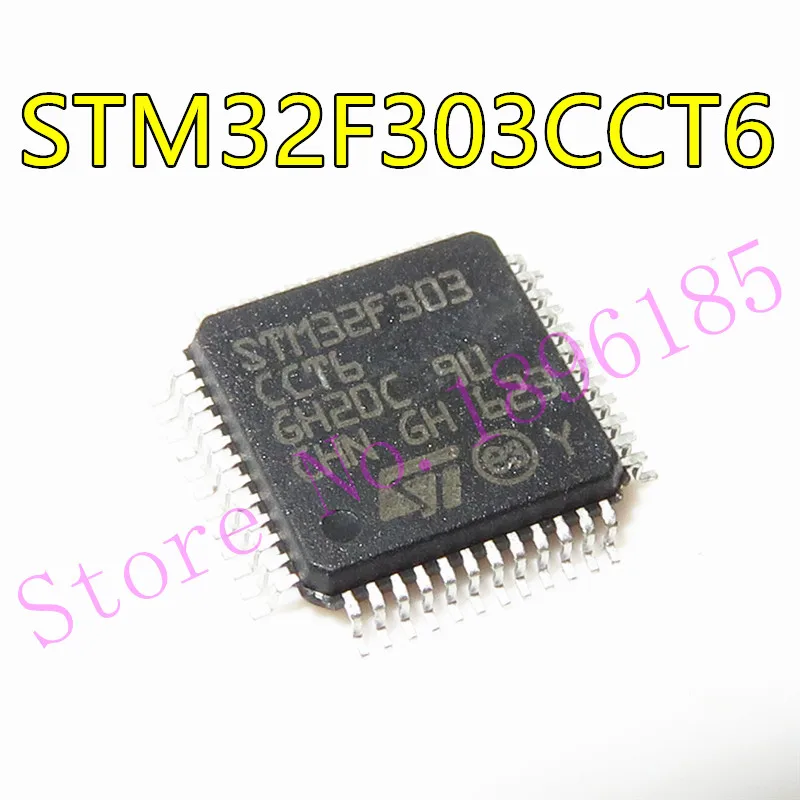 FLASH 48LQFP, 1 pièce, STM32F303CCT6 STM32F303 QFP-48 IC MCU, 32BIT, 256kb