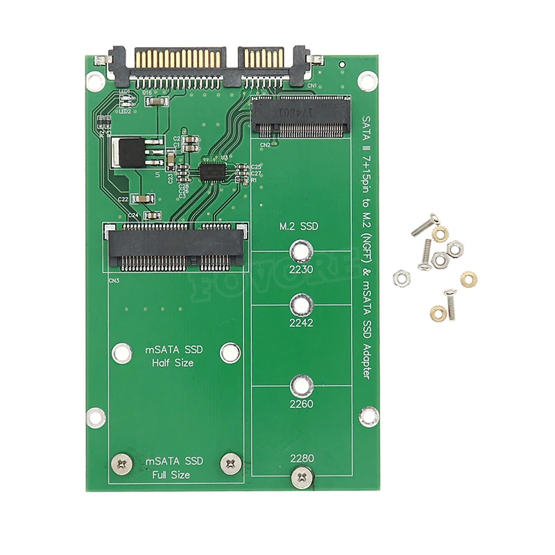 M.2 SATA адаптер M.2 SSD M2.SATA SATA M2 адаптер конвертер для mSATA+ M2 NGFF SSD карта