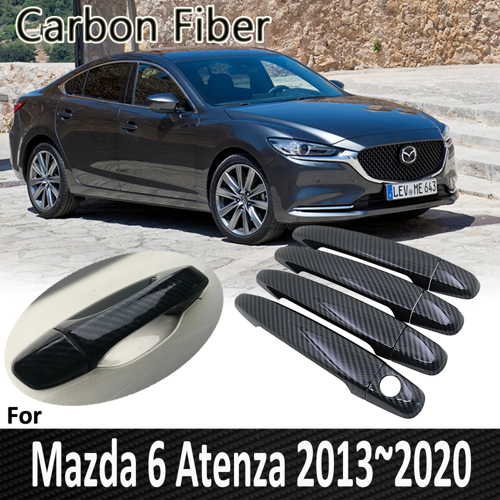 Черное углеродное волокно для Mazda 6 Atenza GJ GL 2013 2014 2015 2016 2017 2018 2019 2020 наклейка на