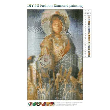 

Diy Diamond Painted Full Diamond Old Woman Q230 Diamond Embroidered Living Room Bedroom Decorative Painting Canvas