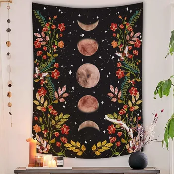 

Cilected Moon Phase Boho Wedding Decor Wall Hanging Tapestry Yogamat