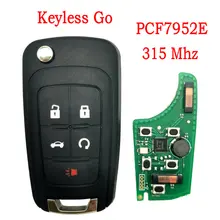 Datong World pilot samochodowy kontrola Filp klucz do chevroleta Camaro Cruze Equinox Malibu FCC OHT01060512 ID46 315 Mhz Keyless Go