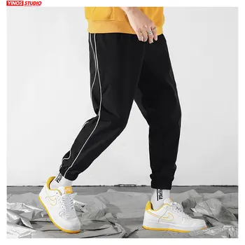 

Dropshipping 2020 Mens Japanese Harem Joggers Pants Men Streetwear Solid Causal Legging Pants Male Autumn Sweatpants Toursers