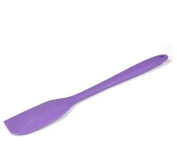 Кухня Силиконовый крем масло торт шпатель скребок для смешивания теста кисточка, мешалка для масла щетки для выпечки Инструмент Кухонные Принадлежности - Цвет: Фиолетовый