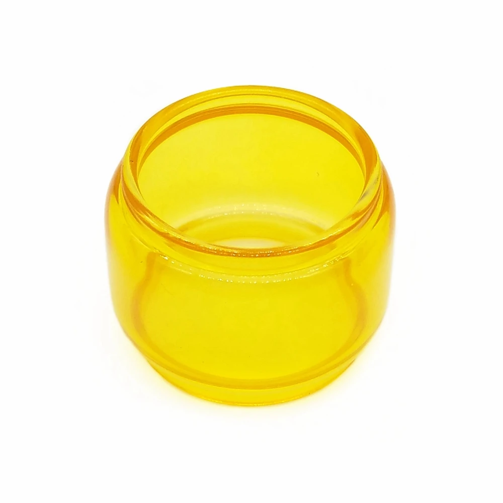 yellow bubble glass HXJVAPE Pyrex пузырь стакан Fatboy трубка бак кольцо прокладка для SMOK TFV8 X baby beast tank atomizer ребенок 2 мл 4 мл зверь танк распылитель ЕС много цветов - Цвет: yellow bubble glass
