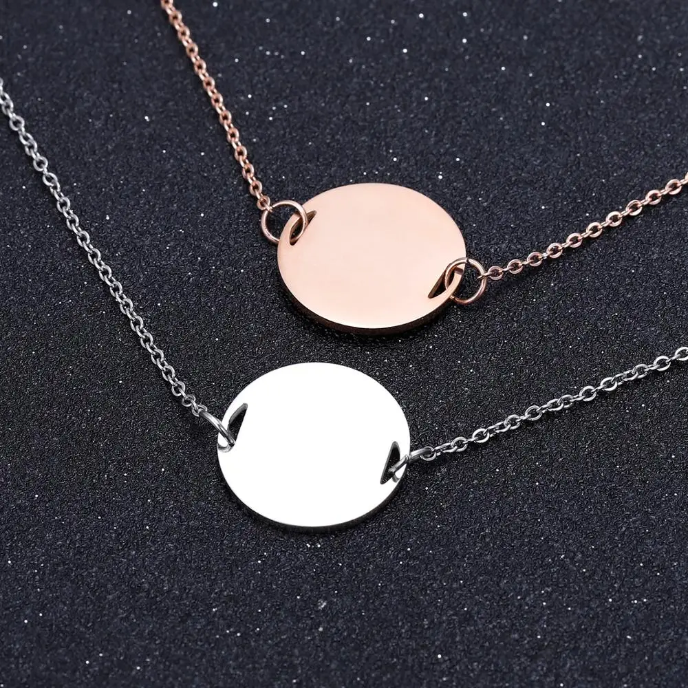 Personalized Initial Disc Anklet Gift For Her Personalized Gift Personalized Charm Initial Anklet Charm Gift Her Body Jewelry