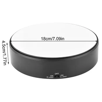 

Rotary Jewlery Display Stand Mirror Glass 360 Swivel Watch Holder Turntable for Necklace Bracelet TUE88