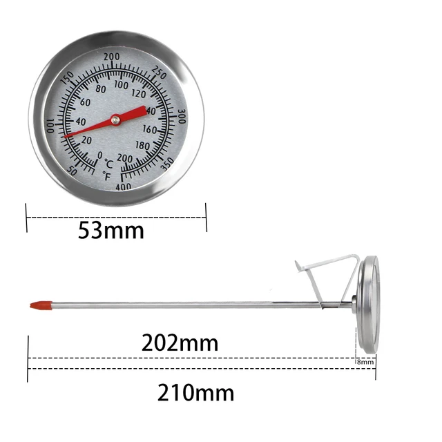 1pc Probe Thermometer For Kitchen, Baking, Grilling, Milk, Coffee And Tea  Temperature Measurement