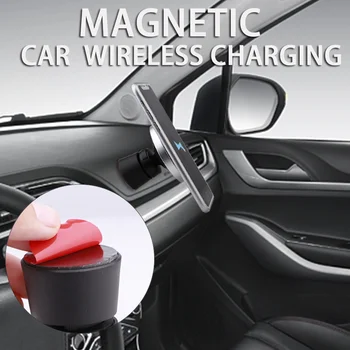 

Qi Car Wireless Charger For iPhone Xs Max Xr X Samsung S10 S9 Magnetic Qi Wireless Charger Air Vent Stand Dashboard Quick Charge