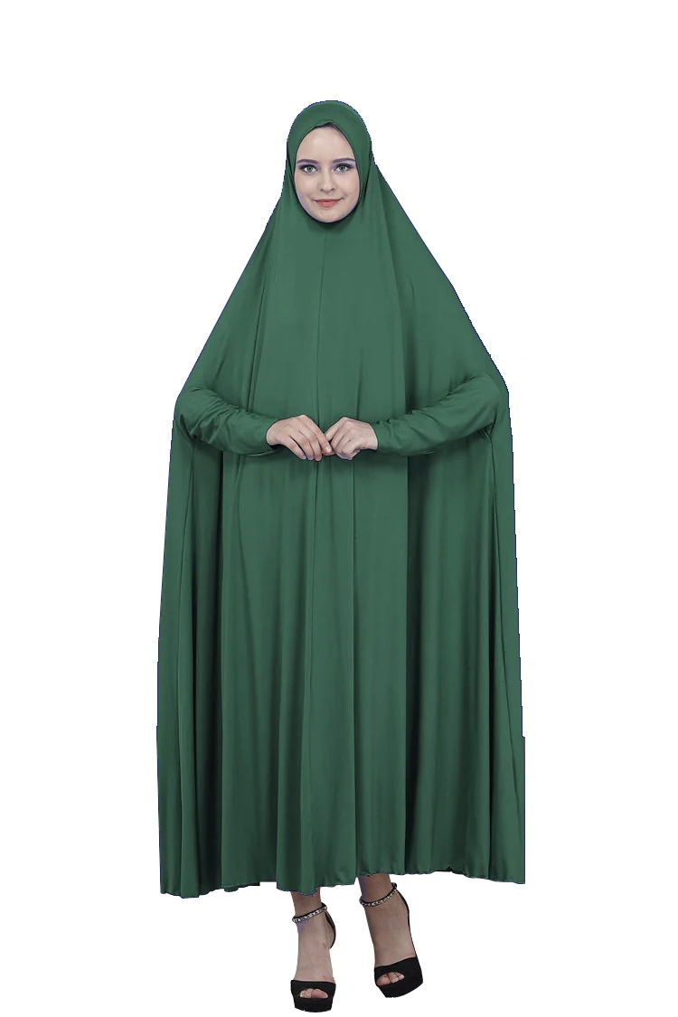 Молитвенная Одежда Мусульманский кафтан хиджаб макси платья свободные арабский джилбаб женская исламская одежда абайя летучая мышь платья Рамадан