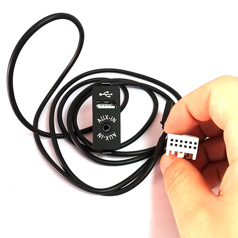 AUX USB Anschluss Radio Audio Adapterkabel Für BMW E60 E63 E64 E66 E81 E82 E70 