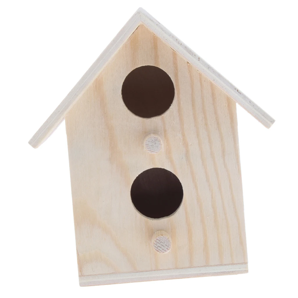 Bird Nest Box Bird House Budgie Wood Breeding Box for Lovebirds, Parrotlets Mating Box