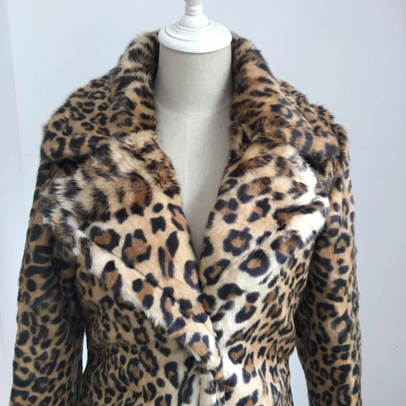 ZADORIN Chaleco Pelo, новое зимнее женское пальто из искусственного меха, толстые теплые леопардовые пальто и куртки, женская меховая парка, manteau femme hiver