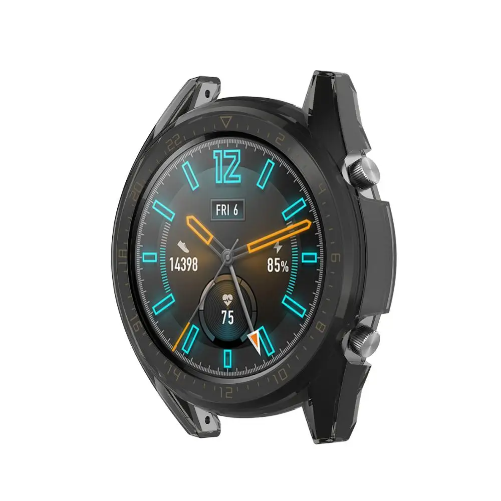 

Ultra-thin TPU Band Protective Case Wacth Bumper Shell Frame for Huawei Watch GT Active 46mm/ Elegant 42mm Anti-Scratch Cover