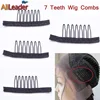 Alileader 12Pcs/Lot Wig Accessories Hair Wig Cap Combs For Extensions And Clips With Lace For Wig Cap ► Photo 2/6