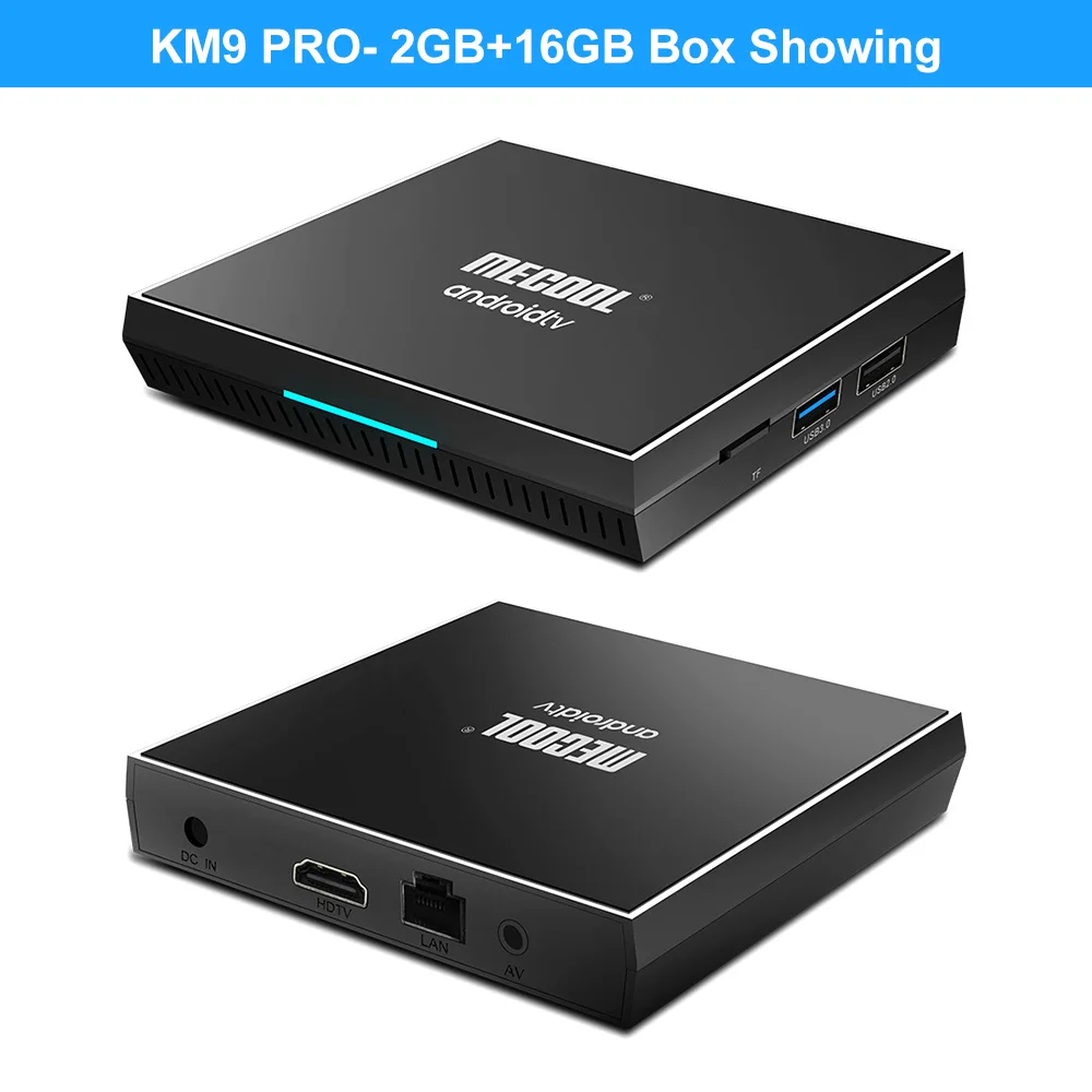 Mecool Androidtv 9,0 KM3 KM9 Pro ATV Box Google Сертифицированный S905X2 4K медиаплеер 2,4G/5G WiFi KM9 Android 9,0 смарт-приставка