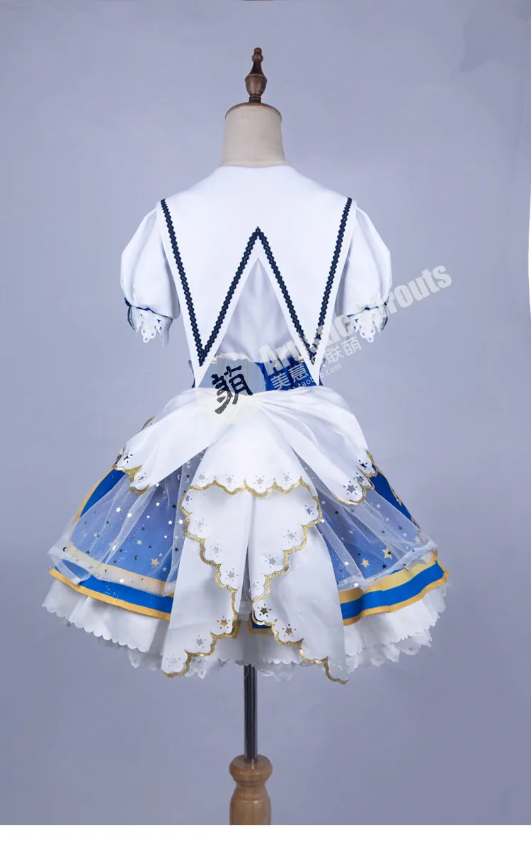 Аниме Lovelive аркадная игра Сонода Уми косплей костюм униформа Платье женское