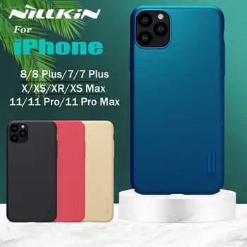 

for iPhone 11 XR 8 7 SE2 Case Nillkin Frosted Shield Hard PC Back Cover Case for iPhone 11 Pro Max X Xs 8 7 6s 6 Plus 5S SE 2020