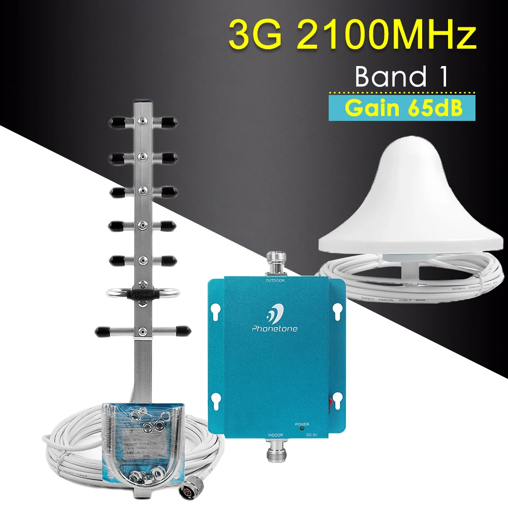 Усилитель мобильного сигнала MTS Beeline 3G 2100 МГц B1 WCDMA репитер 3g сотового комплект