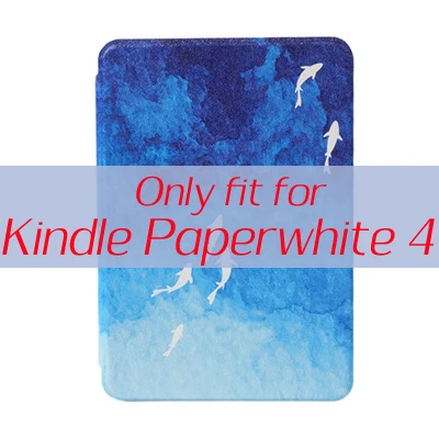 Для Amazon Kindle Paperwhite 1/2/3 чехол защитной оболочки " электронными книгами печати кожного покрова для Kindle Paperwhite 4 fundas - Цвет: C3 for KPW 4