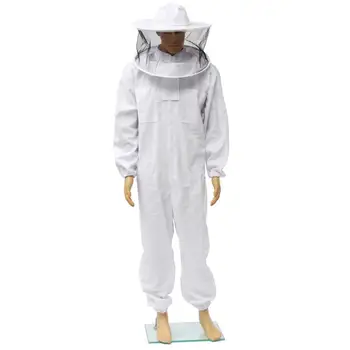 

Practical White Anti Peak Honey Clothes Protective Clothing Bee Coat Protection Beekeeping Protective Suit Veil Apidae Portable