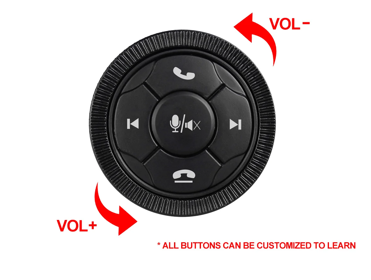 JOYING Universal Car Steering Wheel Control Wireless SWC DVD Unit GPS Multimedia Player Stereo Radio Remote Controller Buttons steering wheel controller