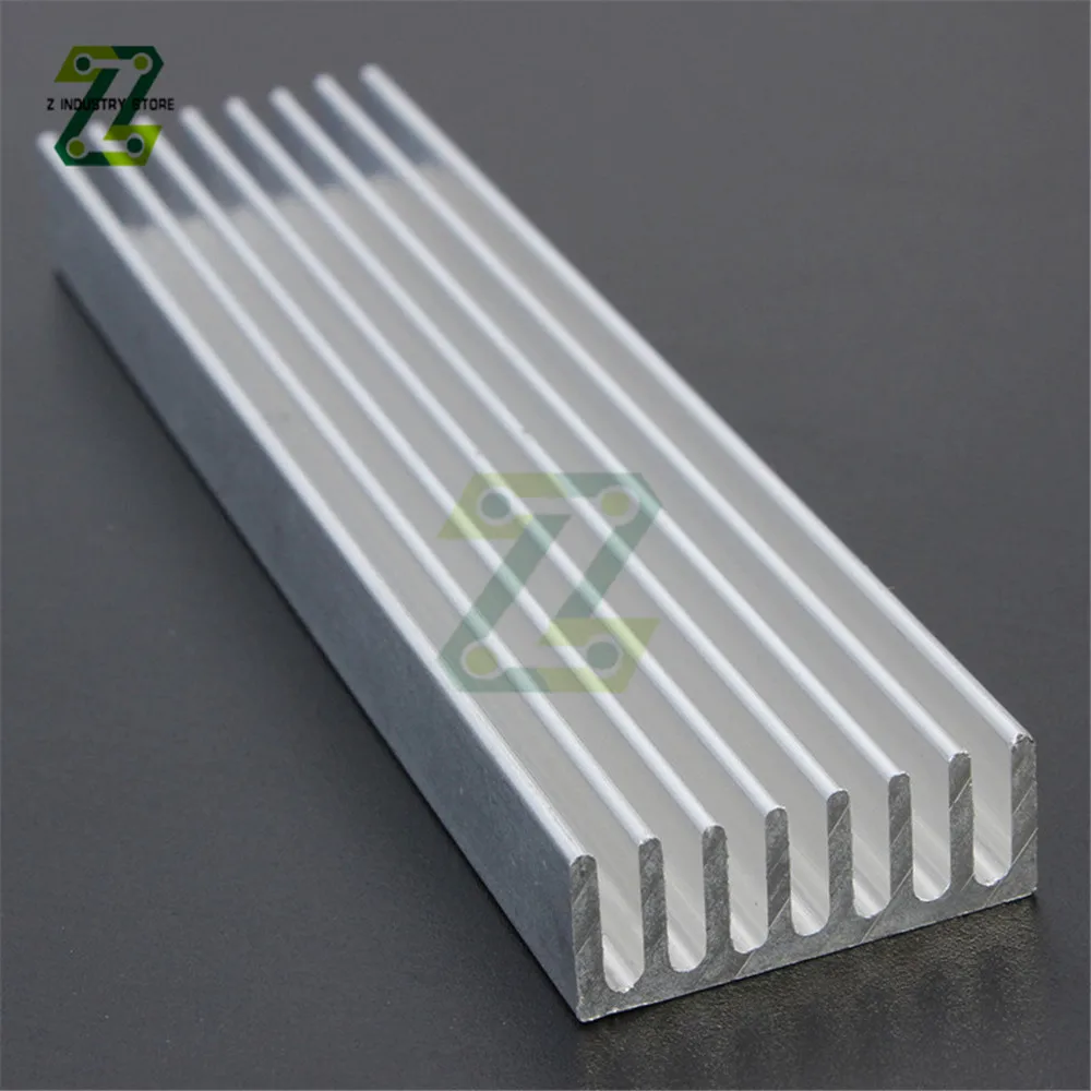 100x25x10mm Radiator Aluminum Heatsink Extruded Heat Sink for LED Electronic Heat Dissipation Cooling Cooler aluminum heat sink